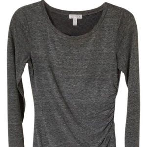 Leith ruched long sleeve dress